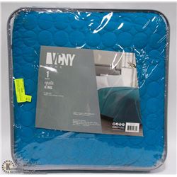 VCNY HOME ,JACKSON QUILT KING SIZE ,TEAL COLOUR