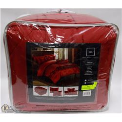 CHIC HOME DESIGN,10PC COMFORTER KING SIZE SET,