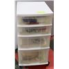 Image 1 : 4-TIER WHITE STORAGE CONTAINER ON