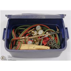 OXY-ACETYLENE KIT WITH VICTOR CUTTING ATTACHMENT