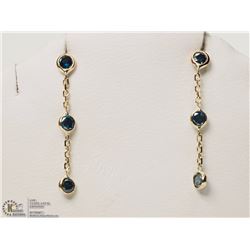 #6-14K YELLOW GOLD DIAMOND DROP EARRINGS
