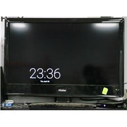 24" HAIER LCD TV WITH PC INPUTS