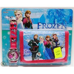 NEW DISNEY FROZEN WATCH AND WALLET