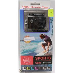 NEW 1080P SPORTS ACTION CAM WITH MOUNTS