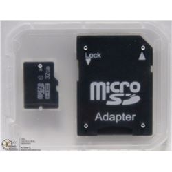 NEW 32GB MICRO SD WITH ADAPTOR