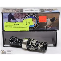 NEW BUCK GARDNER DUCK CALL