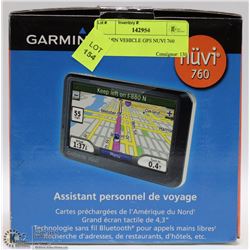 GARMIN VEHICLE GPS NUVI 760