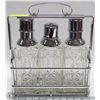 Image 1 : VINTAGE LIQUOR DECANTER BAR SET