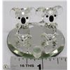 Image 1 : SWAROVSKI CRYSTAL TWO KOALA BEAR SET