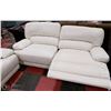 Image 3 : NEW WHITE ANDERSON BONDED LEATHER SOFA AND