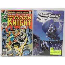 PAIR OF MOON KNIGHT COMICS FROM MARVEL