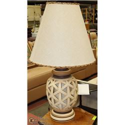 LARGE TABLE LAMP (BASE AND LAMP) 36" TALL