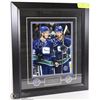 Image 1 : CANUCKS SEDIN TWINS SIGNED MATTED FRAMED W/COA