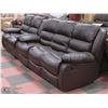 Image 2 : NEW MARTIN BROWN LEATHERETTE RECLINING
