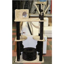 NEW 6FT TWO TONE DELUXE PET CONDO/SCRATCHING
