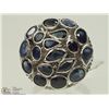 Image 1 : #38-STERLING SILVER SAPPHIRE RING