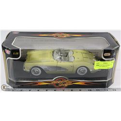 1:18 DIE CAST MOTOR MAX 1958 CORVETTE AMERICAN