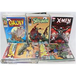 BOX OF 100 ASST COLLECTORS COMICS
