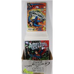 BOX OF 100 ASST COLLECTORS COMICS