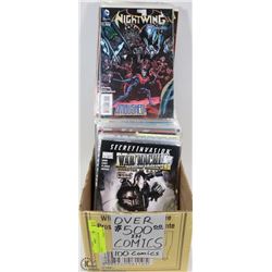 BOX OF 100 ASST COLLECTORS COMICS