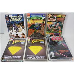 BOX OF 100 ASST COLLECTORS COMICS