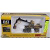 Image 1 : 1:50 DIE CAST CAT 580B HARVESTER/HH65 CUTTING HEAD