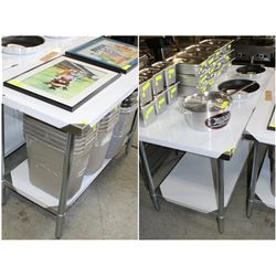 FEATURE ITEM: NEW S/S PREP TABLES! LOTS 6244 &6245