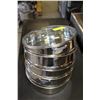 Image 1 : LOT OF 5 STAINLESS STEEL COLANDERS