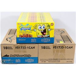 3 CASES 10 -90GRAM PKS OF SPONGEBOB SQUAREPANTS