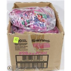 CASE WITH 200 PKGS. NATURAL BERRY CANDY