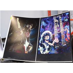 DIGITAL REPRODUCTION OF JIMMY PAGE & JIMI HENDRIX