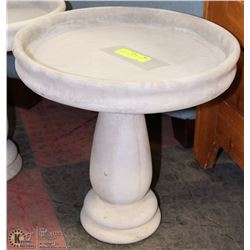 CONCRETE BIRD BATH 15" X 15"