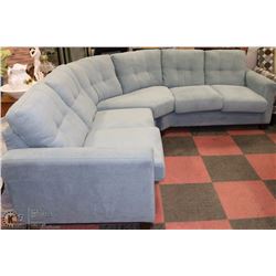 NEW BLUE FABRIC SECTIONAL