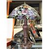 Image 1 : ESTATE STAIN GLASS STYLE TABLE LAMP