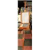 Image 1 : FOLD UP ARTIST EASEL W/ CONTENTS