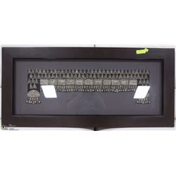 REPLICA SILVER BELT OF MIAO RACE FRAMED PICTURE