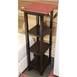 4-TIER WOOD TELEPHONE/PLANT STAND
