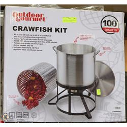 NEW OUTDOOR GOURMET CORN ON COB/CRAWFISH  BOILER