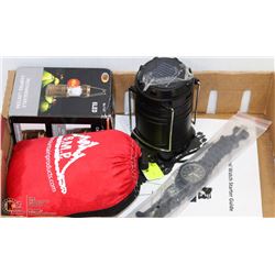 FLAT OF SURVIVAL CAMPING /HUNTING KITS, HAMMOCK,