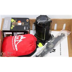 FLAT OF SURVIVAL CAMPING /HUNTING KITS, HAMMOCK,