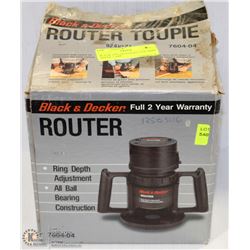 BLACK AND DECKER ROUTER 38MM DEPTH, 5 AMP,