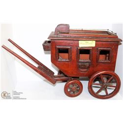 HAND MADE CARVED WOODEN COACH