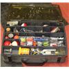 Image 1 : PLANO TACKLE BOX FULL OF TACKLE INCL SPARE REELS