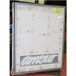 17"X21" MIRROR AND 16"X21" FAMILY GROUP PICTURE