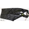 Image 1 : BLACK LEATHER RIDING CHAPS - SIZE L