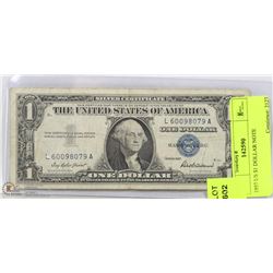 1957 US $1 DOLLAR NOTE