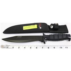 OLYMPIA SURVIVAL HUNTING KNIFE IN SHEATH
