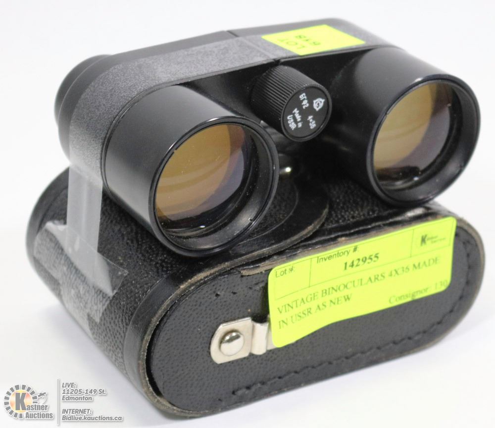 VINTAGE BINOCULARS 4X36 MADE IN USSR