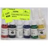 Image 1 : LOT OF 6 TATTOO INKS FOR TATTOO MACHINE VARIOUS
