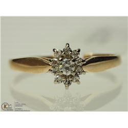 #44-14K YELLOW GOLD DIAMOND RING